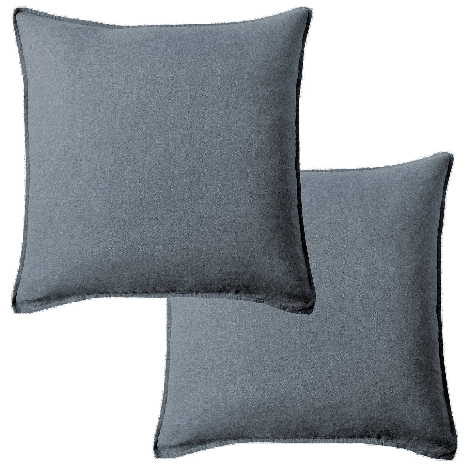 Levtex Home - Wholesale Throw Pillow Cover - French Flax Washed Linen Square Pillow Cover- Set of 230