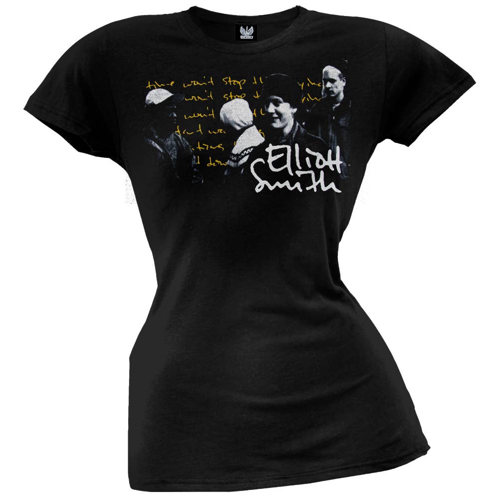 Official Store - Wholesale Screen Printed T-Shirt - Women's - Elliott Smith - Roman Candle Women's Juniors T Shirt0