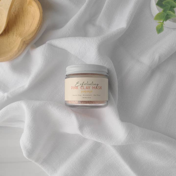 My Earth Potions - Wholesale Skincare Face Mask - Exfoliating Pink Kaolin Clay Mask4