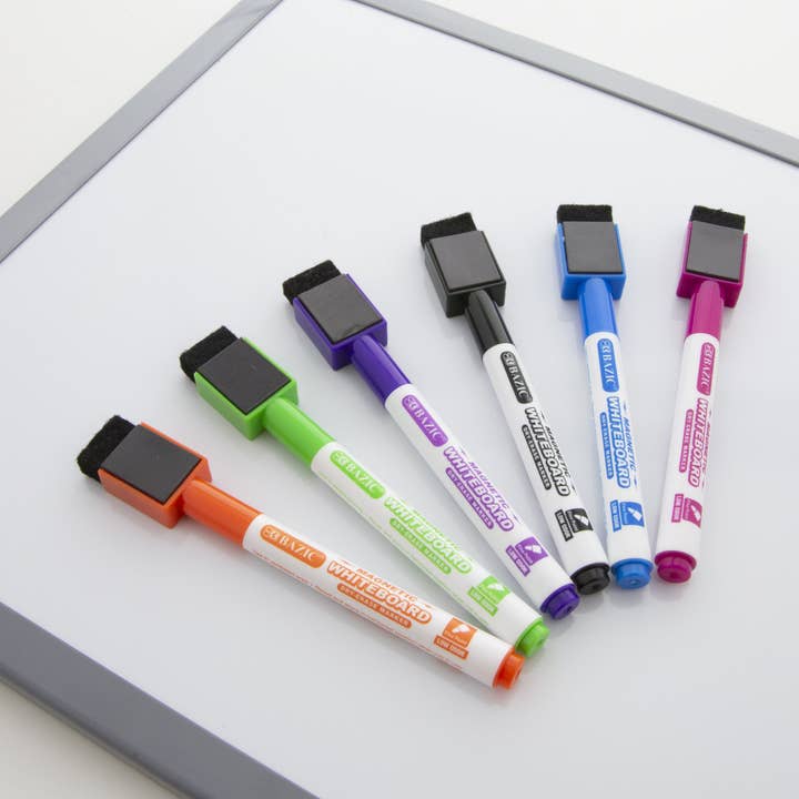 Luna Office Supply - Everyday Essential - Wholesale Marker - Bright Color Magnetic Dry Erase Markers - Pack of 31