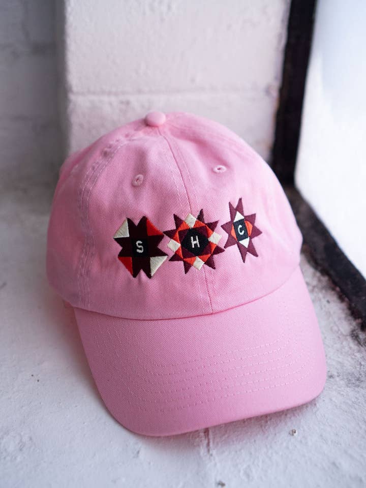 Star Patchwork Dad Hat | Embroidered Quilting Dad Hat for wholesale by Stay Home Club