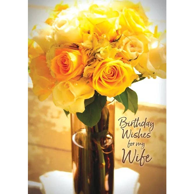 FR0348 Birthday Card Wife for wholesale by Shade Tree Greetings