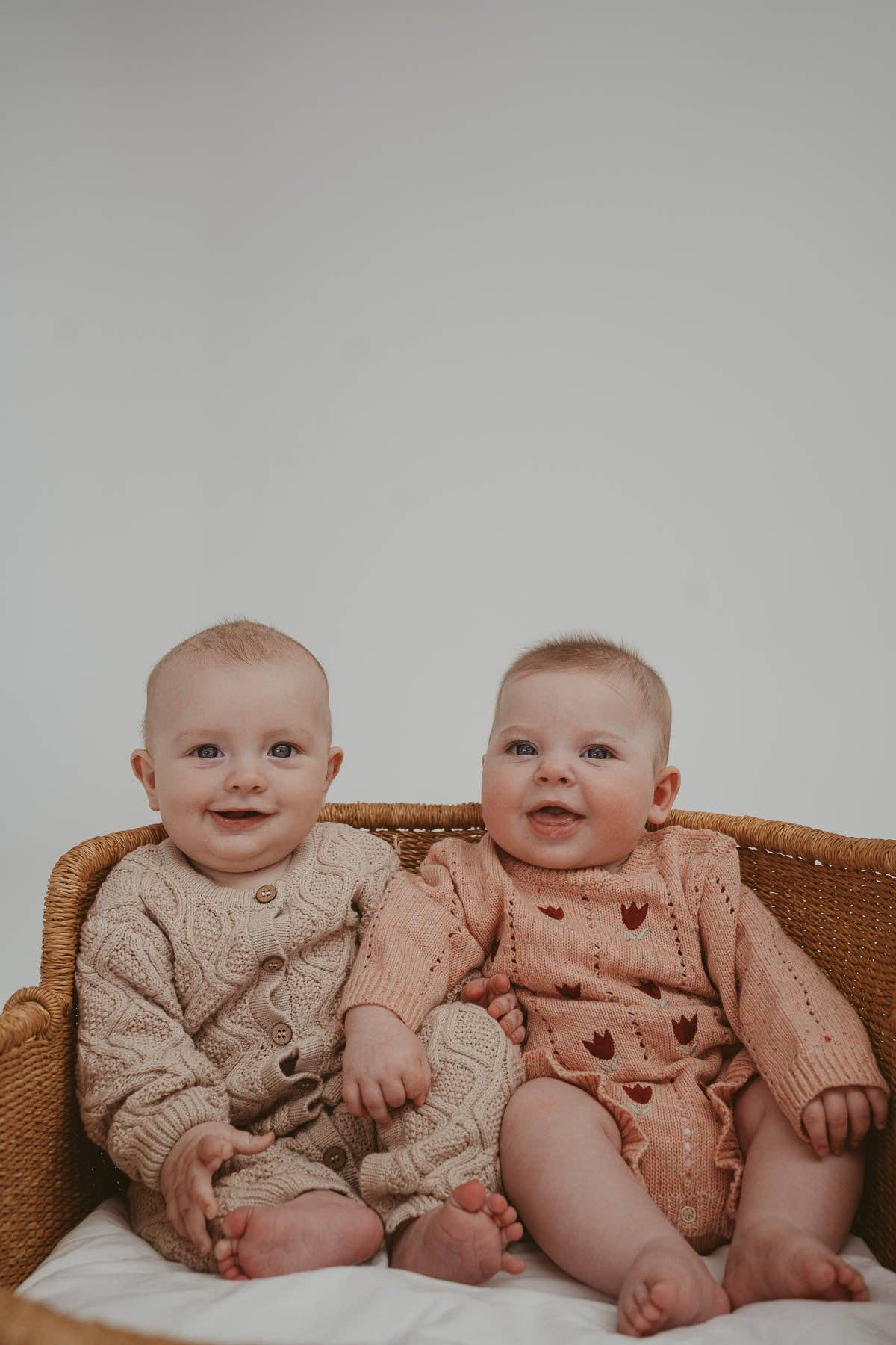 FRECKLES the label - Wholesale Jumpsuit – Baby - Embroidered Pointelle Romper | Sherbet Tulip4