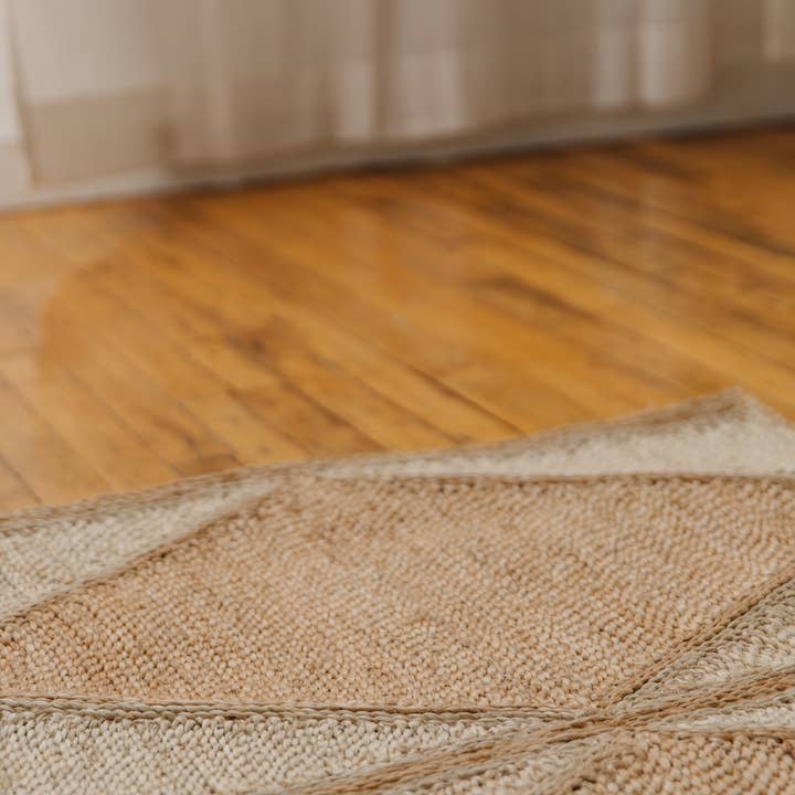 Will & Atlas - Wholesale Runner Rug - Jute 9' Runner, diamond, Natural/Tan7