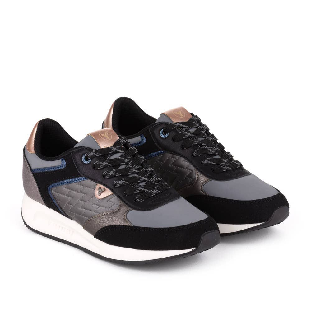 leiden Dames sneakers in loodkleur - Abba voor groothandel op Faire1