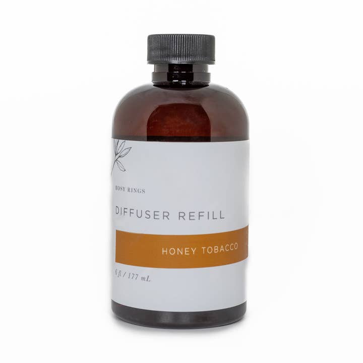 Honey Tobacco Diffuser Refill Oil - 6 oz for wholesale by Rosy Rings