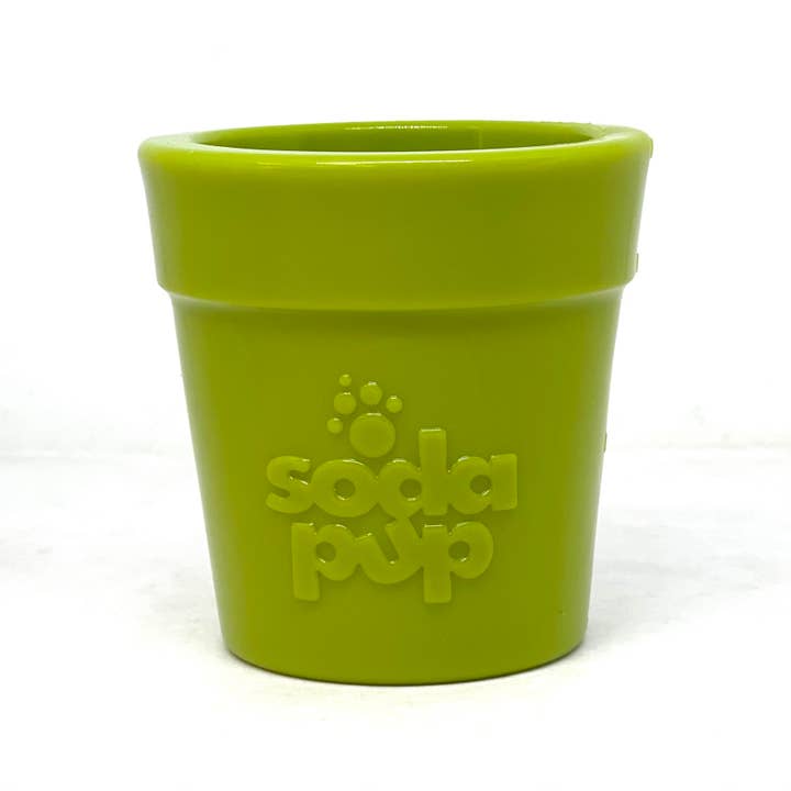 SodaPup Dog Toys – wholesale Pet treat jar – Dog – Flower Pot Durable Rubber Treat Dispenser & Enrichment1