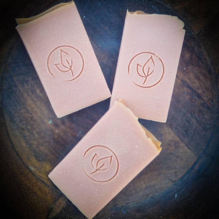 Handmade with Love by Nadia - Wholesale Bar Soap - Kakadu Plum with Pink Clay Soap
