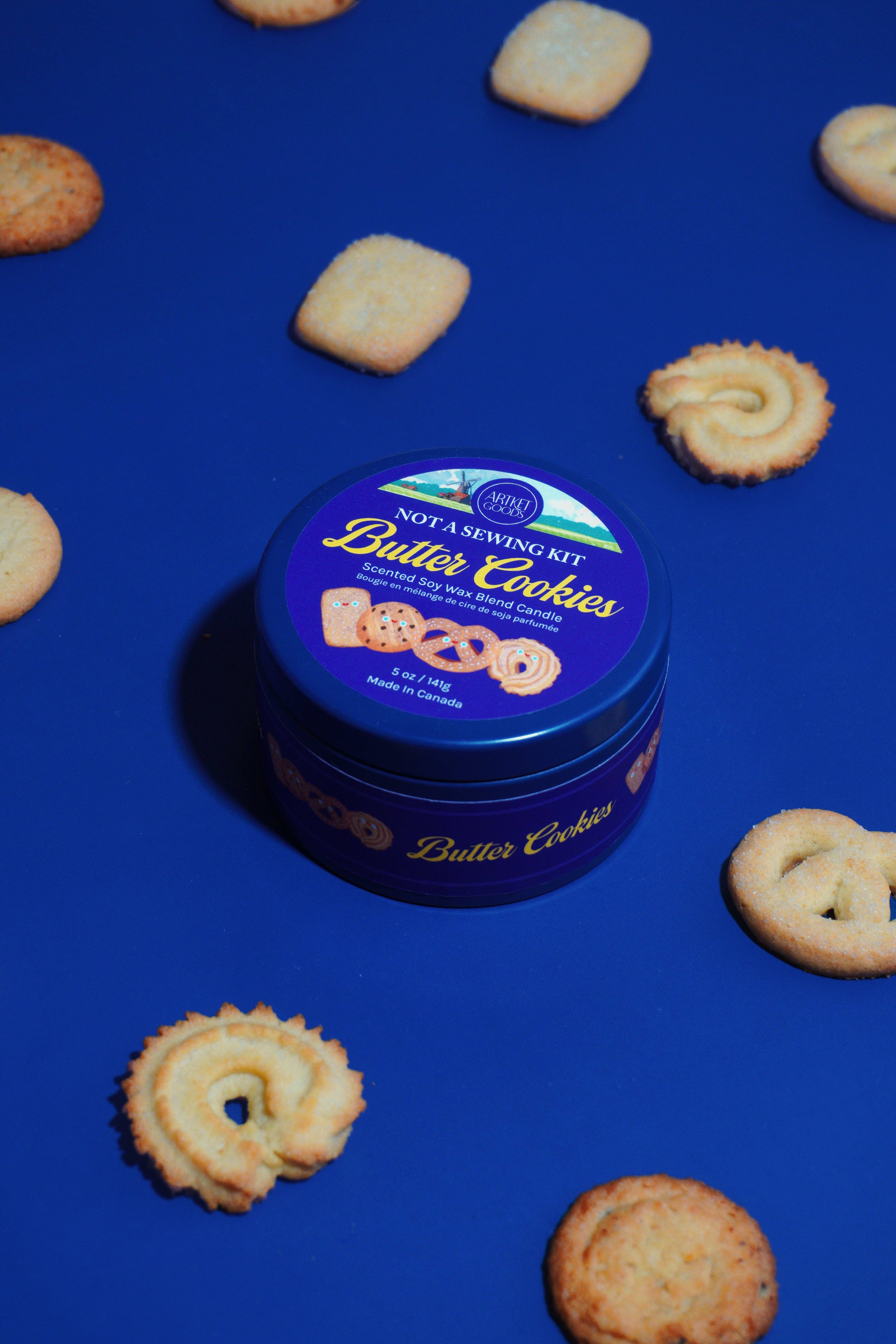 ArtketGoods - Wholesale Jar/Filled Candle - Not A Sewing Kit Butter Cookies Scented Soy Wax Blend Candle3