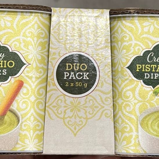 2X KRÄMIG PISTAGE DOPPARE 50GX48 för wholesale av INTERNATIONAL TASTE FOOD SARL