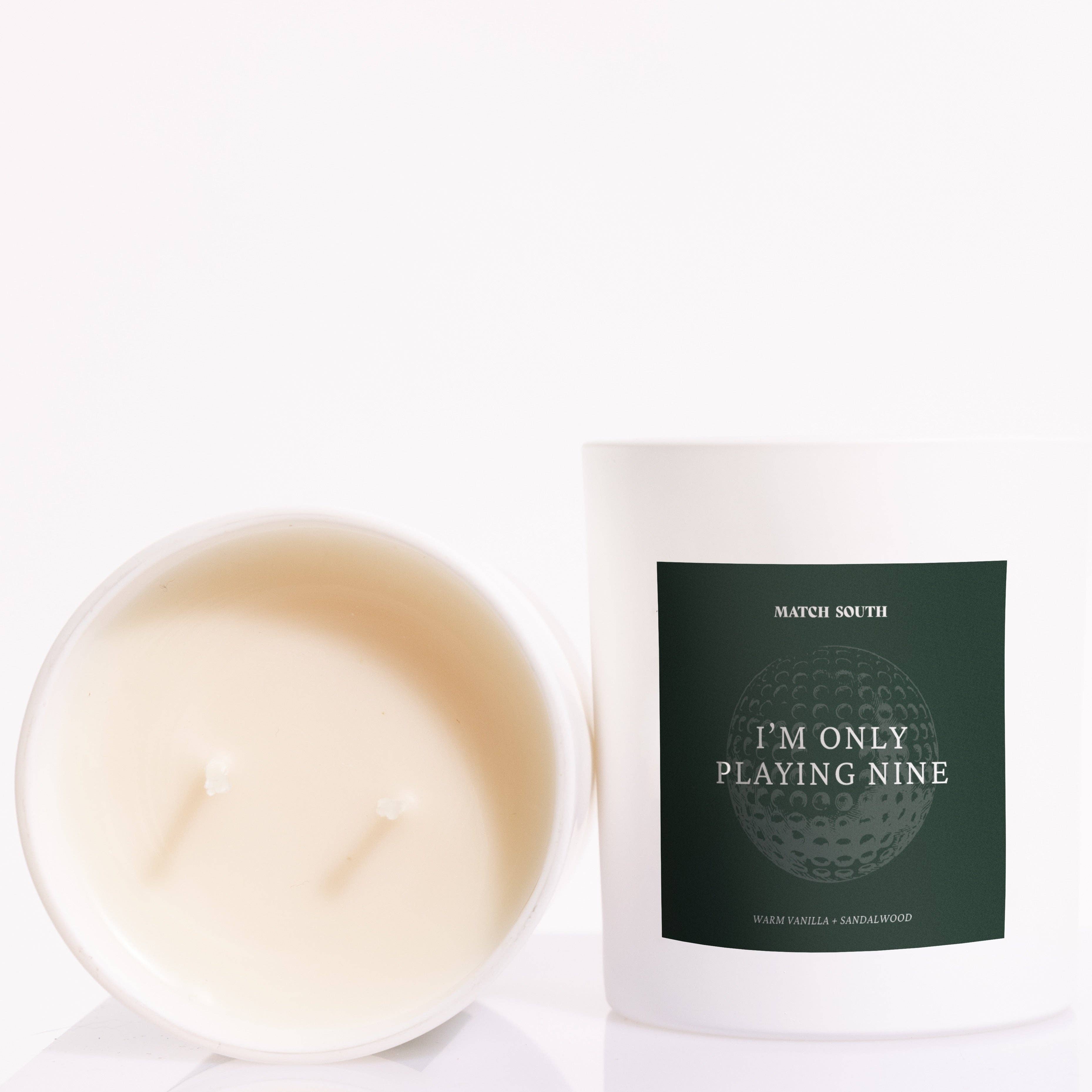 Match South - Wholesale Jar/Filled Candle - I'm Only Playing Nine Candle0