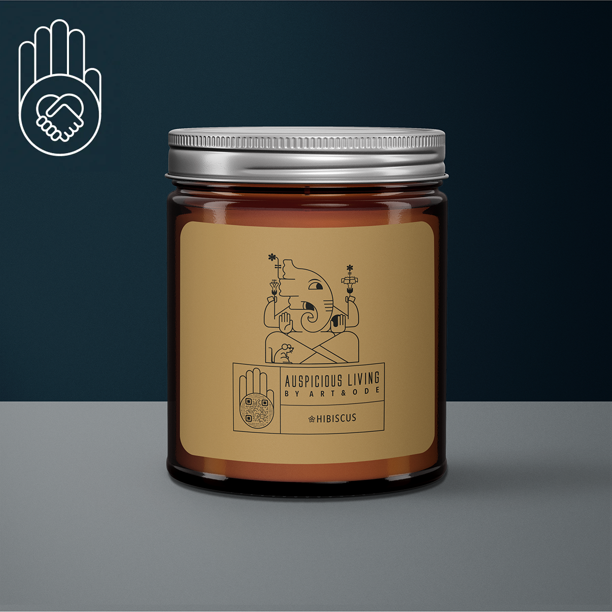 Art&Ode - Wholesale Jar/Filled Candle - Mantra Blessing Auspicious Candle For New Business-Gift Idea7