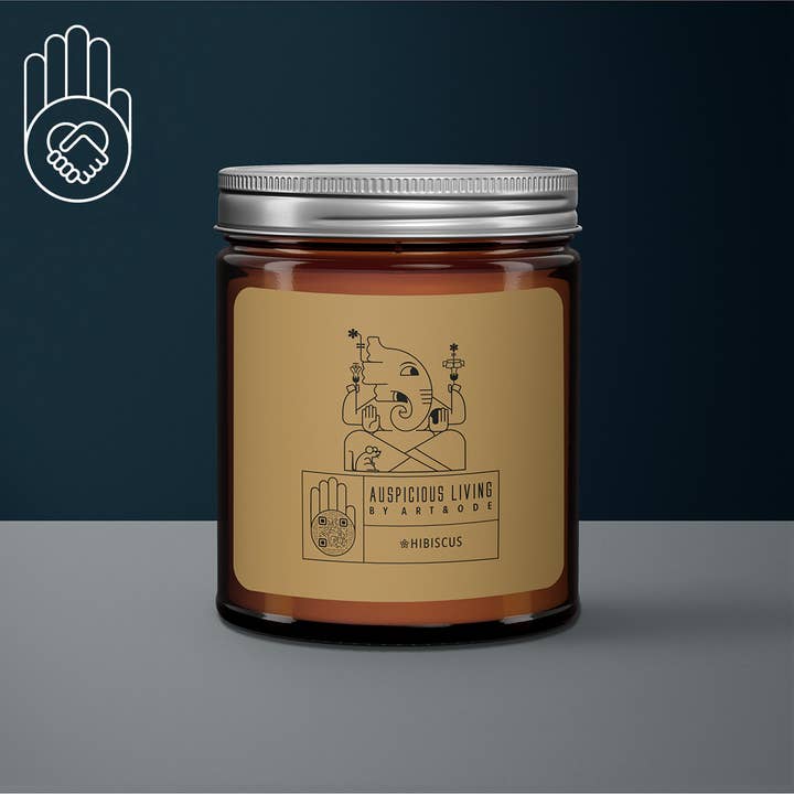 Art&Ode - Wholesale Jar/Filled Candle - Mantra Blessing Auspicious Candle For New Business-Gift Idea7