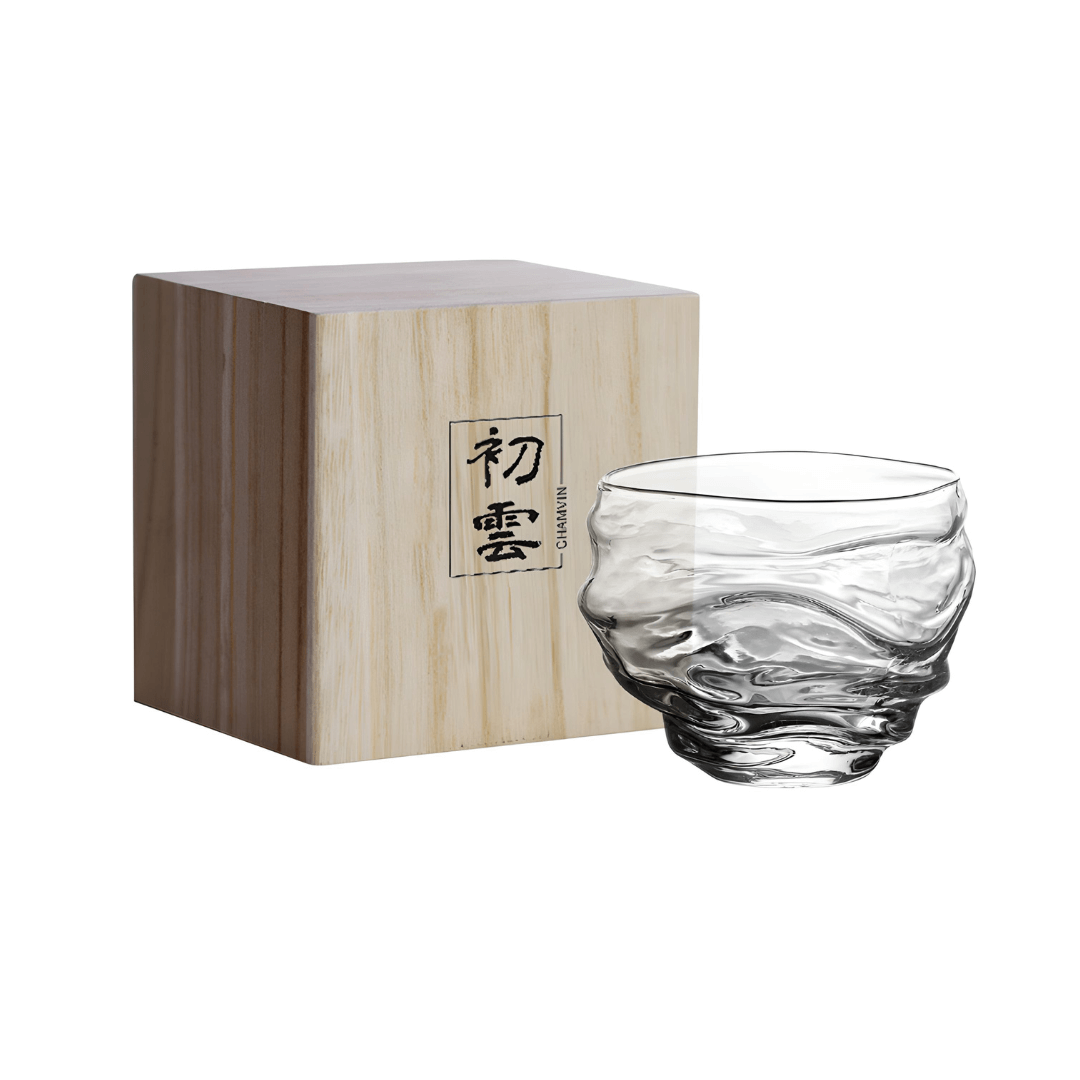TsukiGlass - Wholesale Cocktail/Liquor Glass - Set of 4 Kai Japanese Crystal Whisky Glass11