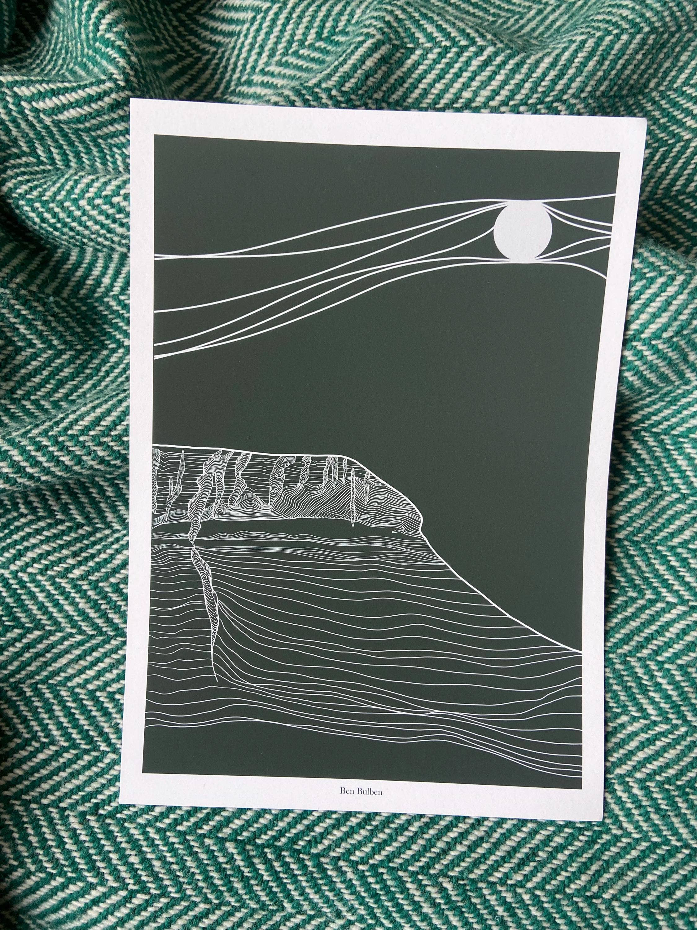Emily Mckeagney Design - Wholesale Art Print - Ben Bulben, Co. Sligo, Ireland, Giclée print4
