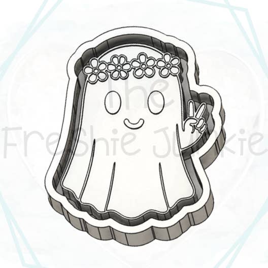 *NYHET* Hippie Ghost Freshie Form för wholesale av The Freshie Junkie, LLC