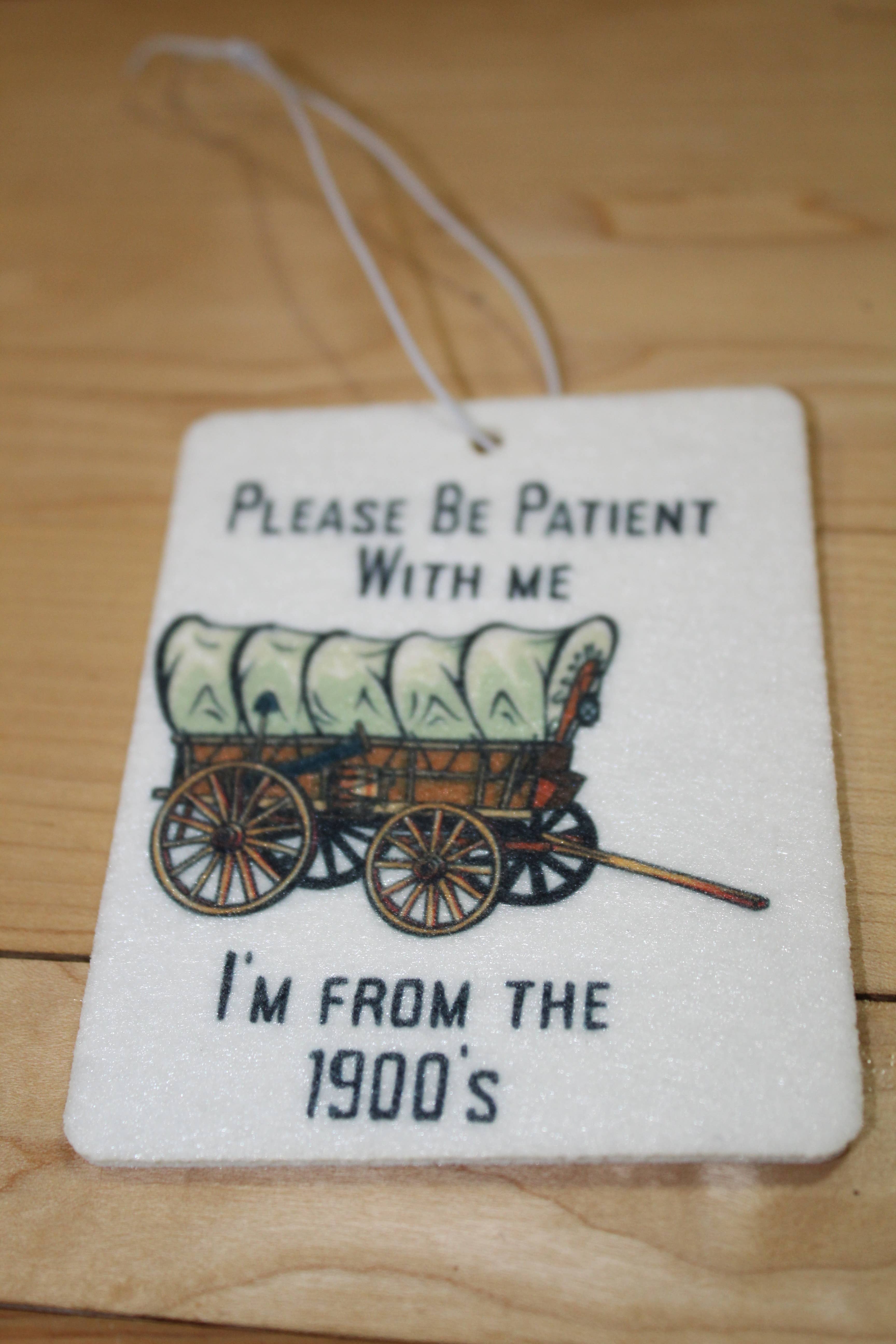 Raven Design - Wholesale Car Freshener - Unisex - Please Be Patient with Me // Felt Car Air Freshener 1