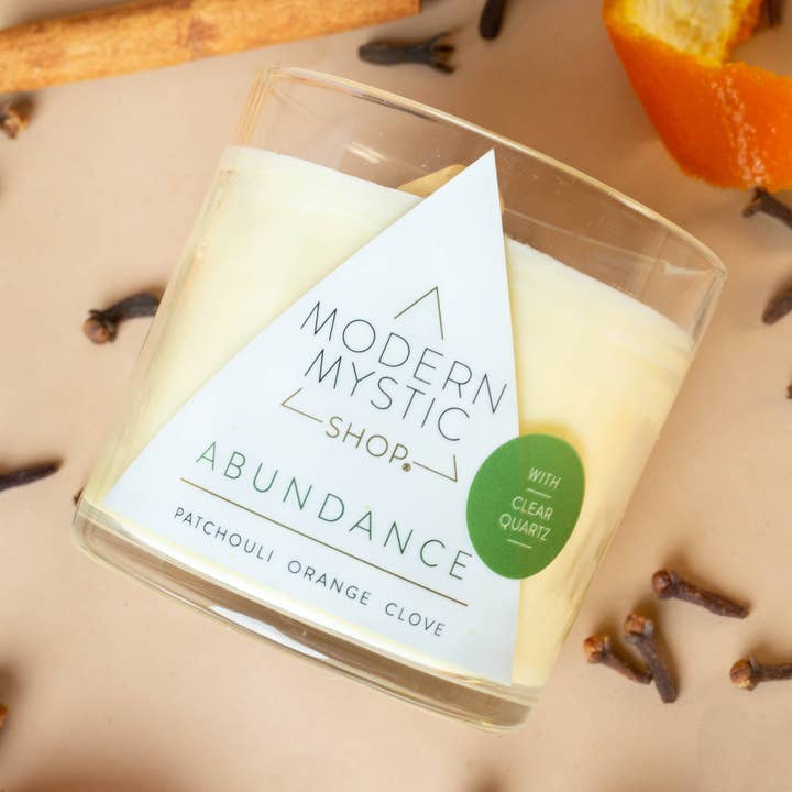 Modern Mystic Shop - Wholesale Jar/Filled Candle - Abundance Candle0