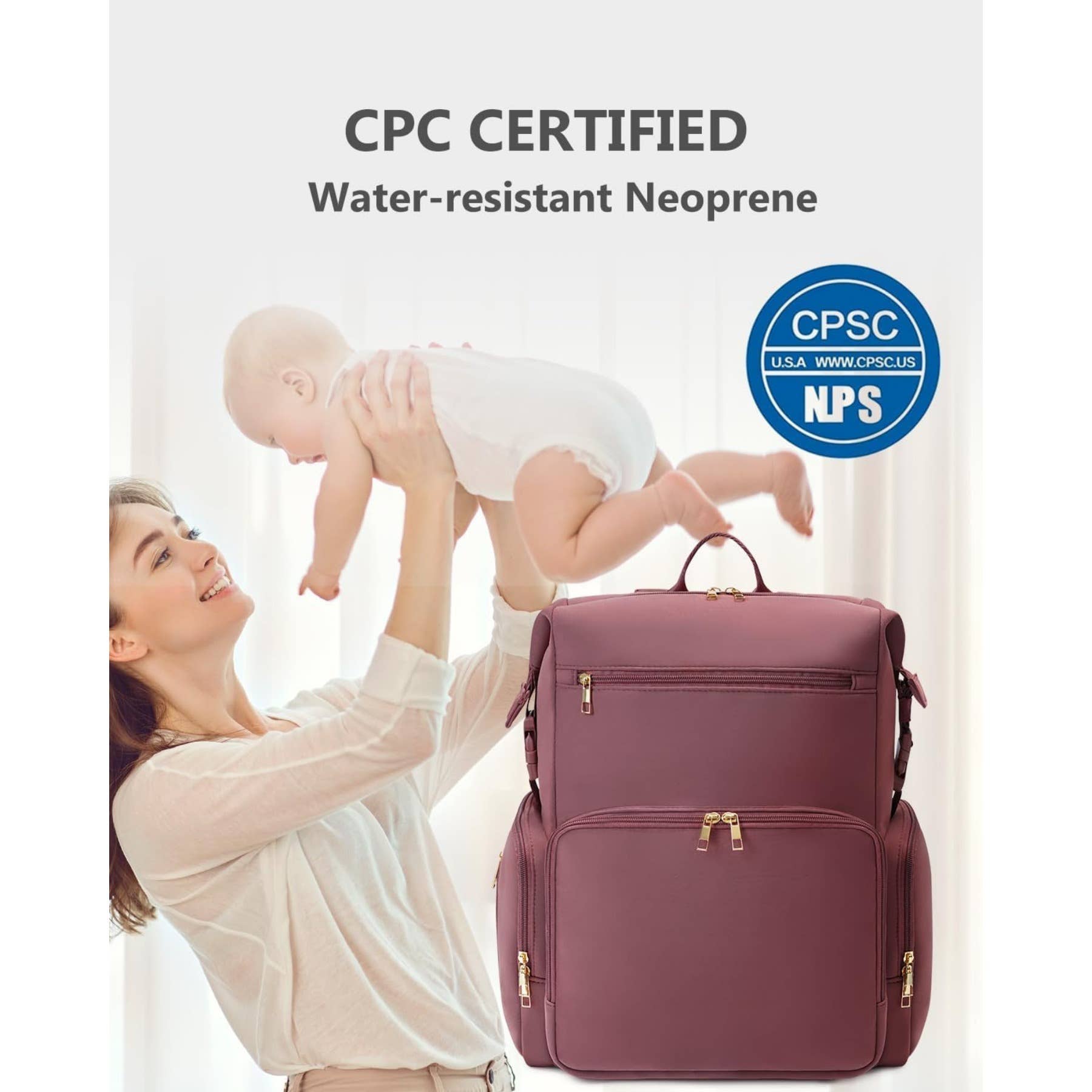 wandf - Wholesale Diaper Bag - Baby - CEI-CEI Neoprene Diaper Bag Backpack with Changing Pad27