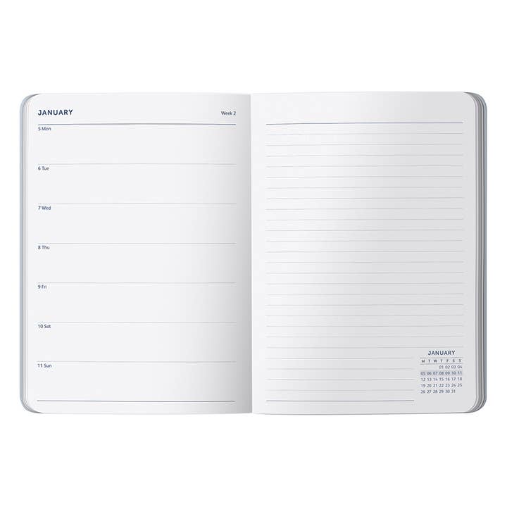 Busy B - Wholesale Journal/Diary - A5 Mid-Year Academic Planner Week to View Diary 2025/26