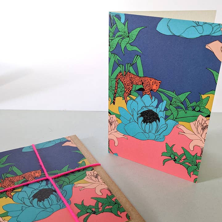 Sonia Talbi Papiers (é) Motifs - Wholesale Postcard - LARESSE Grenadine postcard1