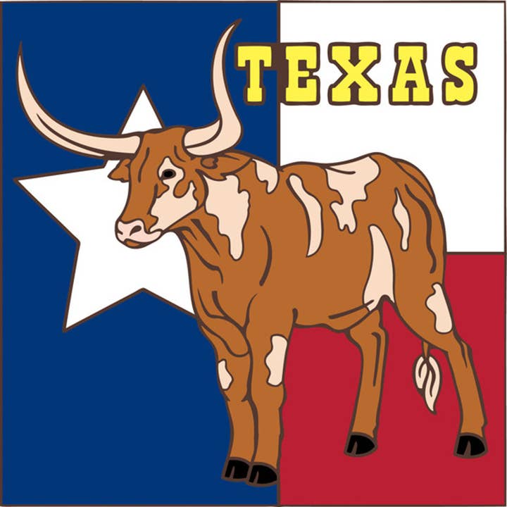 Texas Longhorn Tile (5125A) for wholesale by Earthtones Tile