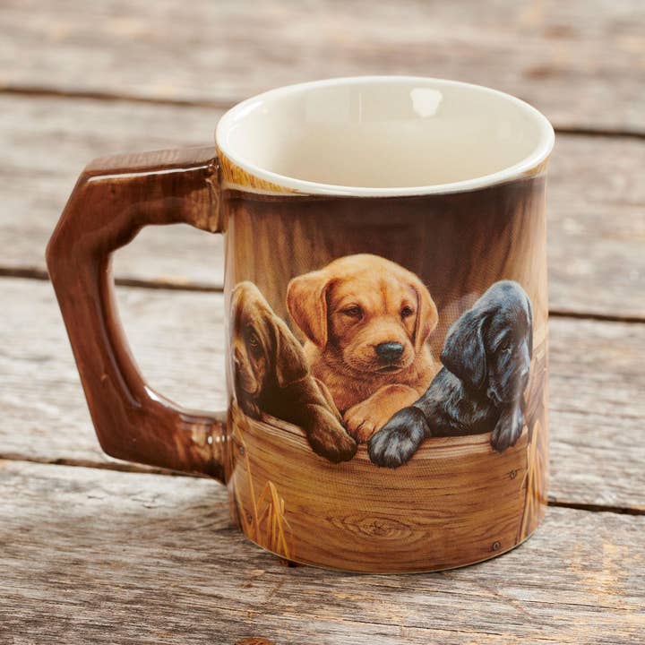 All Hands on Deck Sculpted Mug 4 1/2"H for wholesale by Art Brand Studios