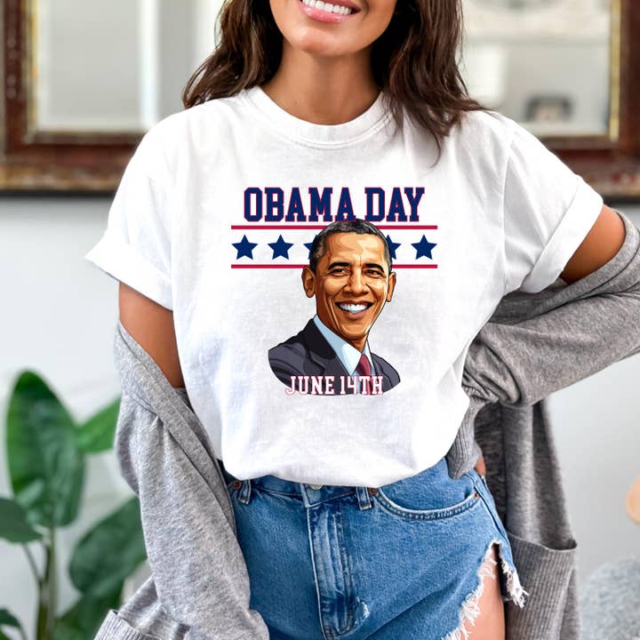 CVH DREAMY LTD - Wholesale Graphic Sweatshirt - Women's - Obama Day June 14th Shirt, Liberal Anti Trump Shirt