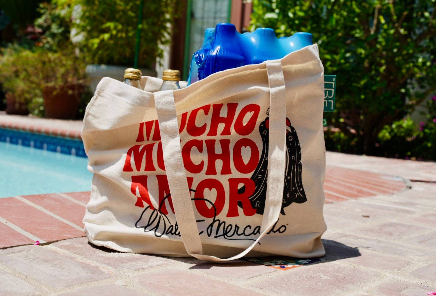 Walter Mercado - Wholesale Tote Bag - Unisex - Walter Mercado - Mucho Mucho Amor Tote Bag5