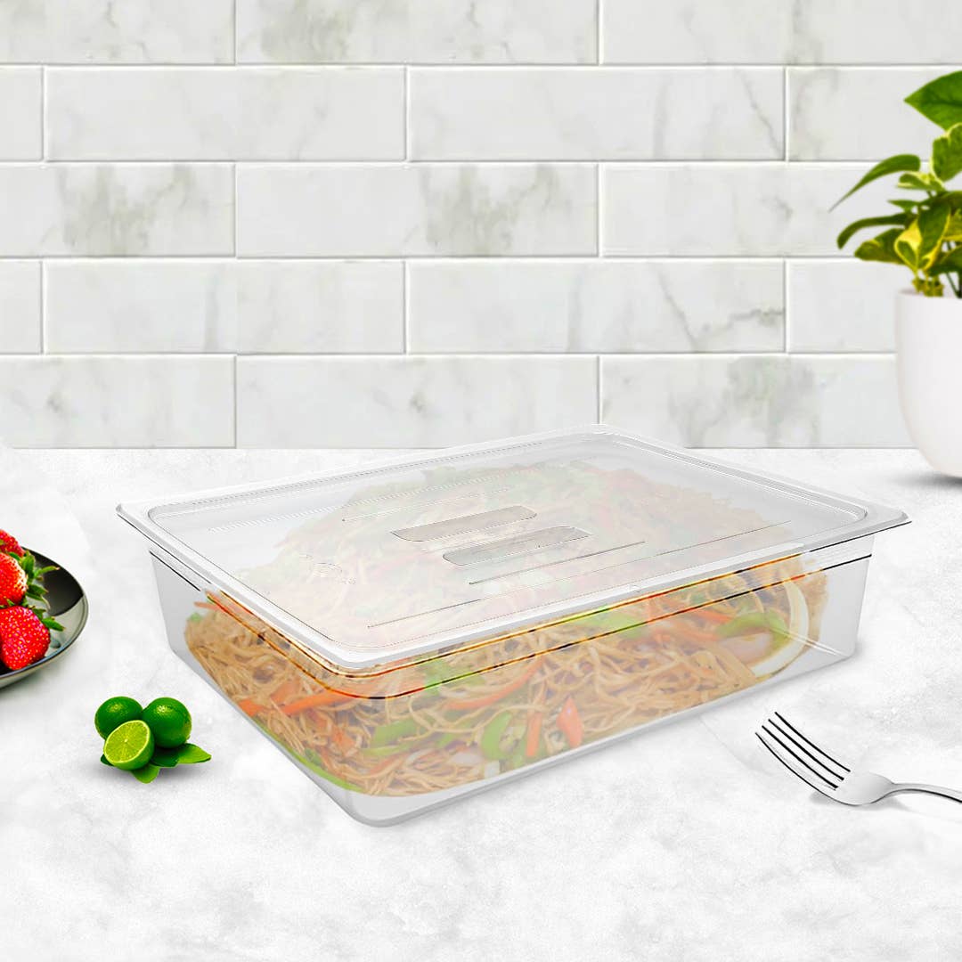 SOGA International Pty Ltd - Wholesale Food Storage Container - 150mm Clear Gastronorm GN Pan 1/1 Food Tray Storage with Lid2