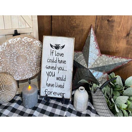 SI L'AMOUR AVAIT PU TE SAUVER pour la vente par Dudley's Cottage & Gifts