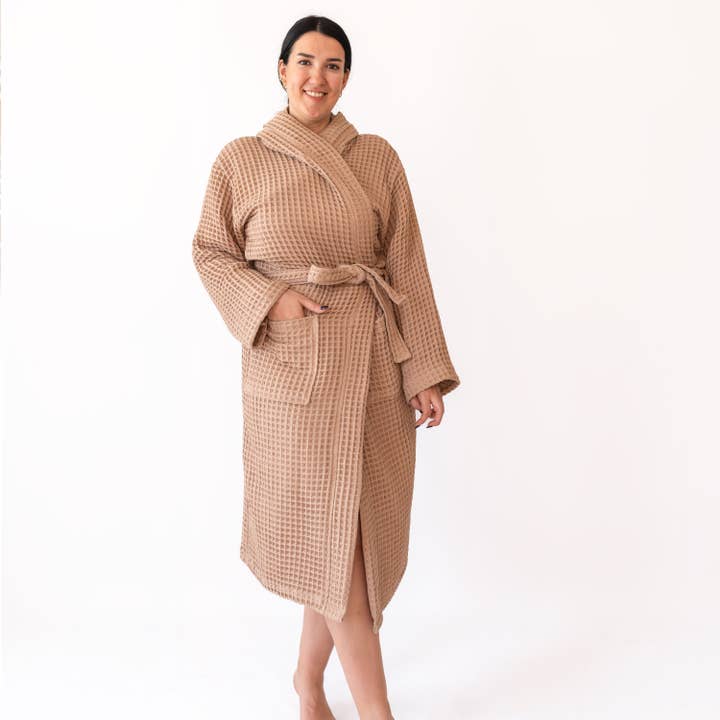 Vivamaison – Engroshandel Morgenkåbe - Unisex – Premium Vaflet Bomuld Badekåbe, Unisex Spa Komfort79