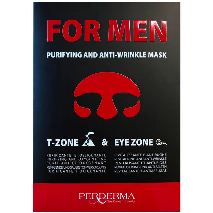 GESICHTSKIT FÜR MÄNNER Masken Zone T + Eye Contour für den Großhandel von PERDERMA