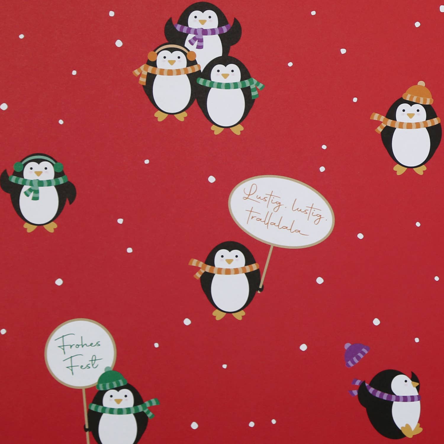 Kunst an Papier - Wholesale Flat Wrap - gift wrap paper Penguin Peter4