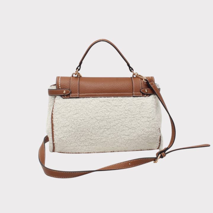 BESTINI - Wholesale Messenger Bag - Women's - School bag with shoulder strap, multiple clasps, bi-material2