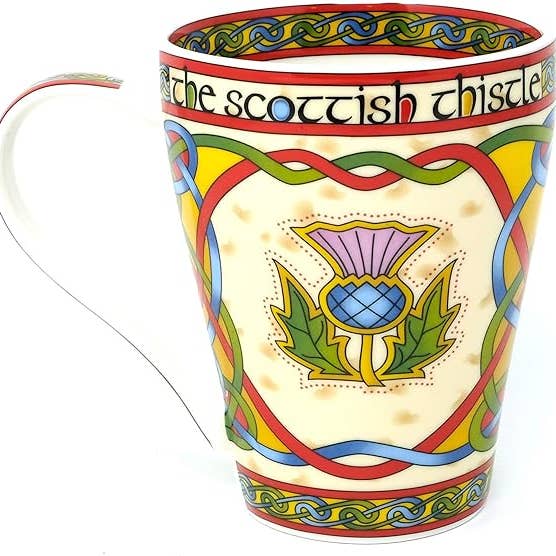 Bone China Scotland Thistle Mug for wholesale by Dublin Gift Company