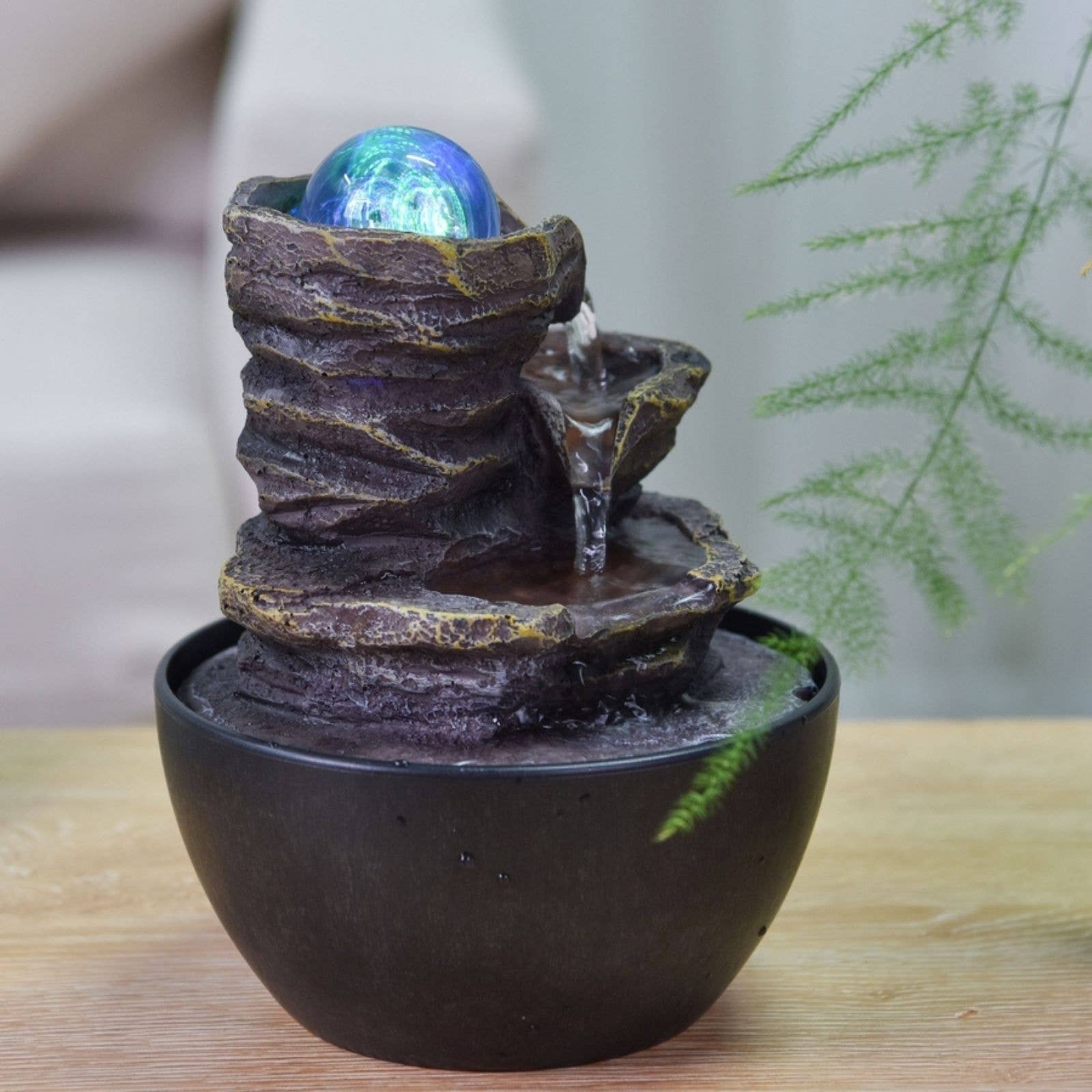 Zen'Arôme - Vendita all'ingrosso Decorazione natalizia - Fontana da interno Cascata Zen Decorazione Rilassante Guru5