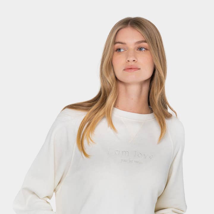 Peace Love World - Wholesale Sweatshirt - Women's - Core Crewneck Sweatshirt