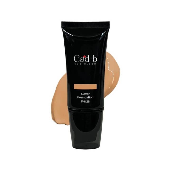 Cad-b - Wholesale Foundation - Full Coverage Foundation For Dry Skin and For Oily Skin - Cafe - FH128 | Paraben Free, Matte Finish