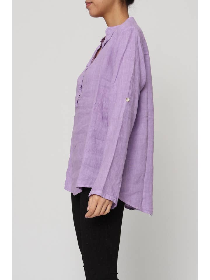 LÉA & LUC – wholesale Blouse – Women’s – 100% Linen Blouse REF. 664921