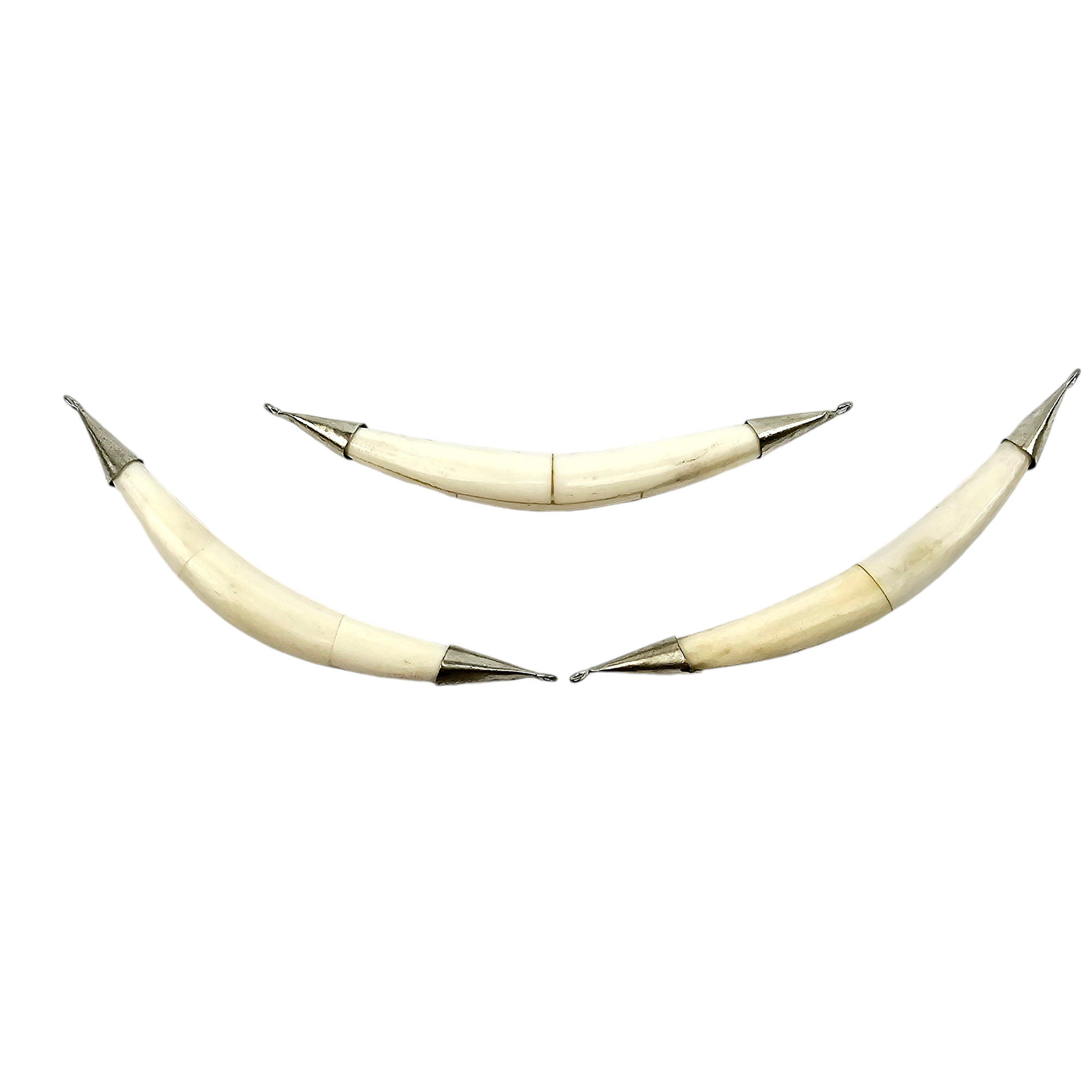 Jewelers Paradise - Wholesale Individual Charm/Pendant - Bone Sideways 6 inch Pendant - You Choose Color and Finish5