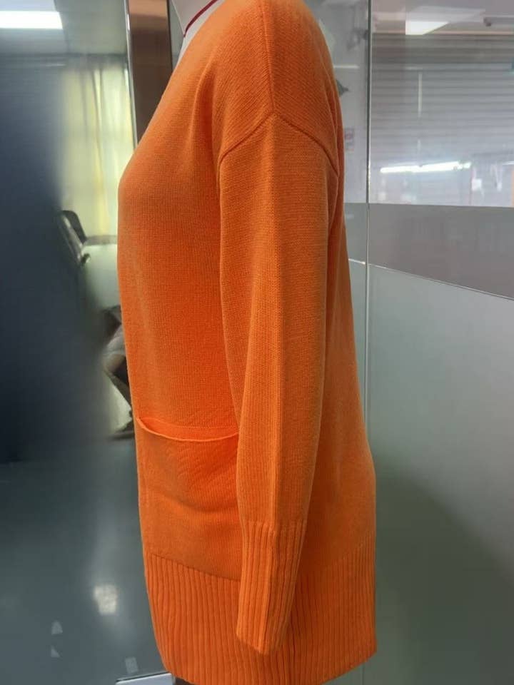 HIDDENBRAND - Wholesale Cardigan - Women's - Casual soft solid knit cardigan 7colors7