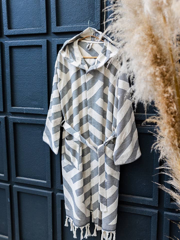 Kikoya - Wholesale Badjas - Uniseks - Kikoya lichtgewicht badjas met capuchon van Turks katoen, Raised Terry19