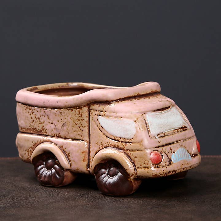 Ailly's garden - Wholesale Plant Pot - Creative Retro Style Car Garden Decoration Truck Flower Pot