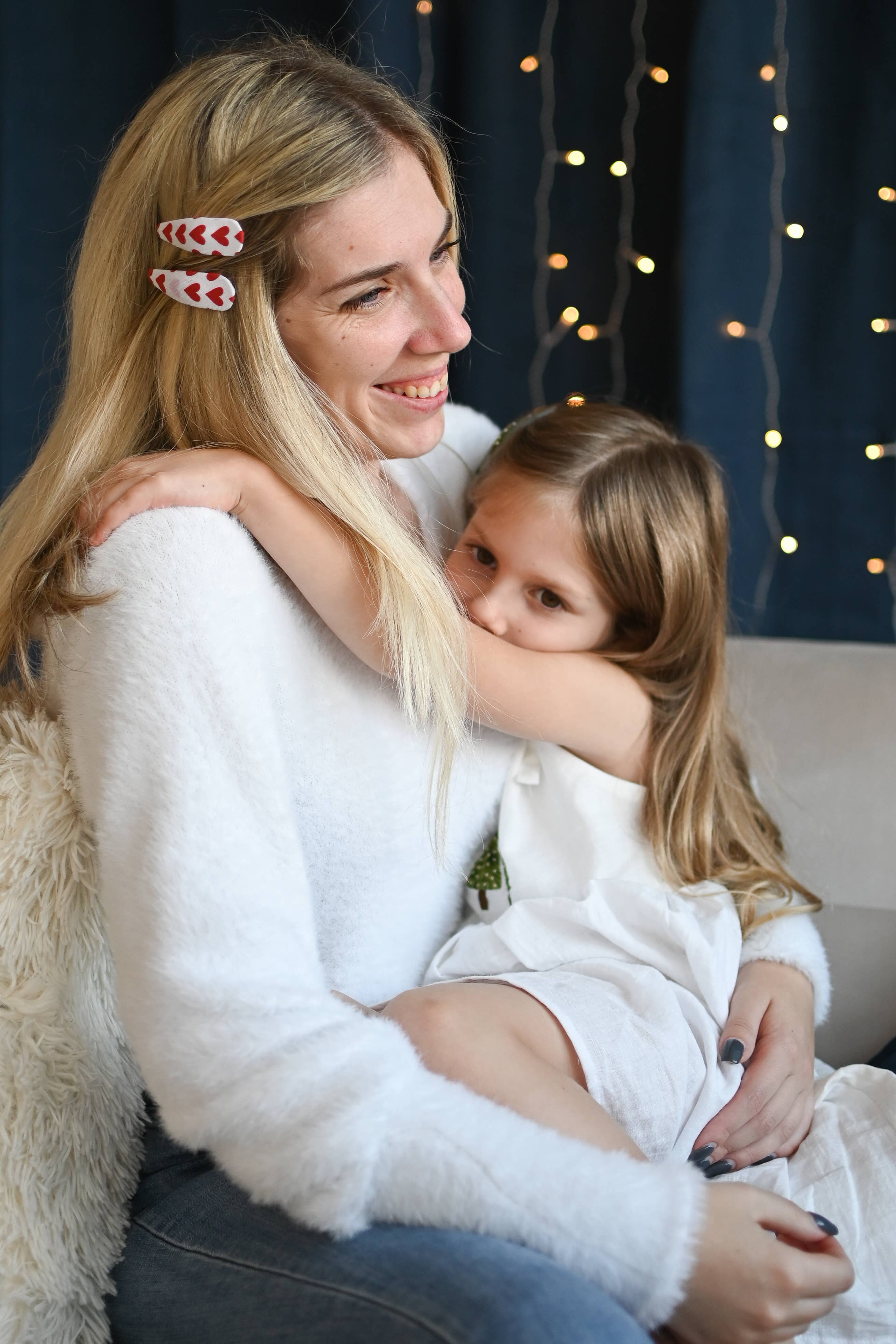 Lanika Atelier, Nika Korošec s.p. - Wholesale Hair Clip - Kids - Hair clips: Red and Pink hearts, Valentines day snap clips6