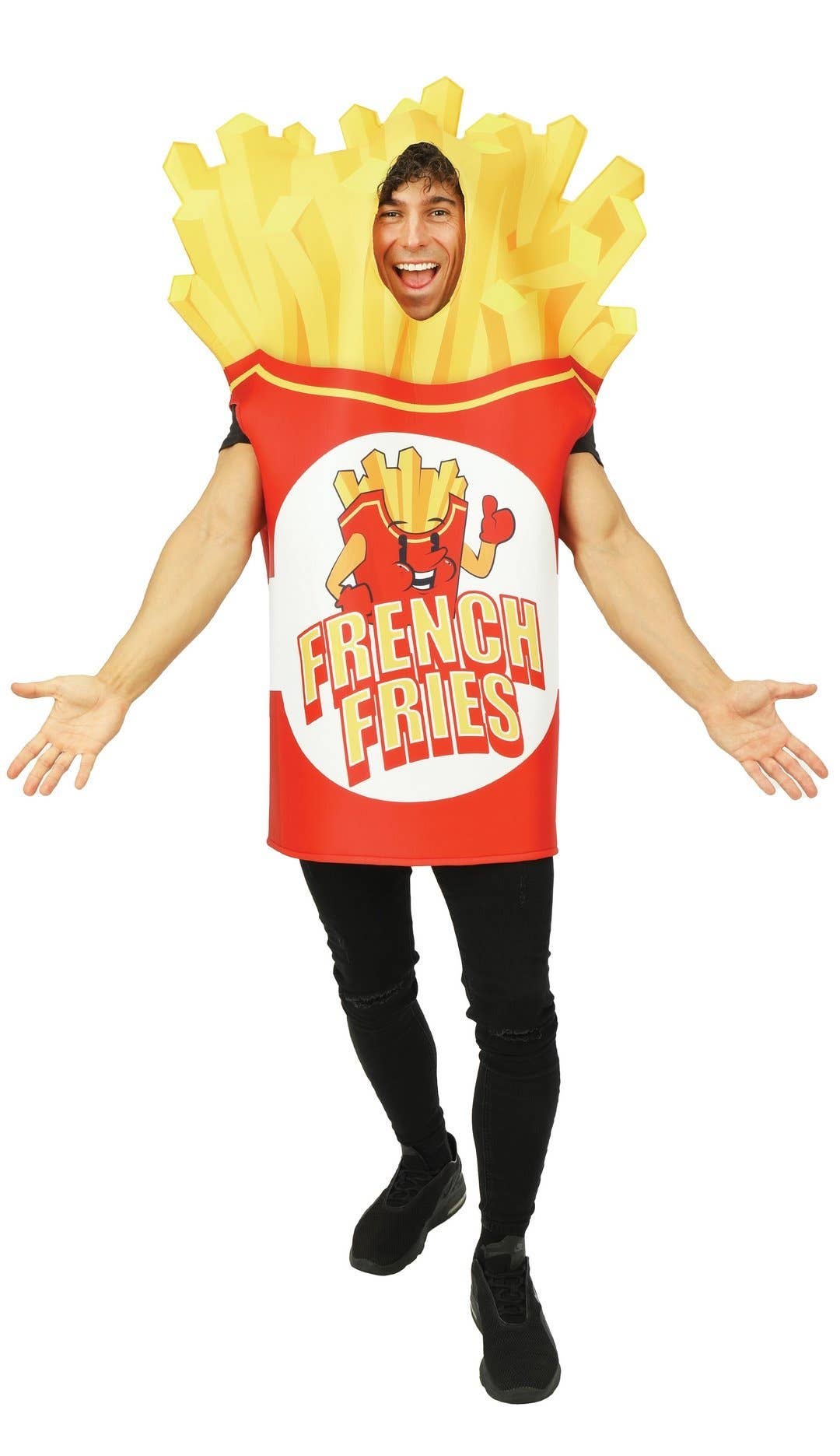 P'tit Clown - Wholesale Costume - Men's - Fries Costume - Adult - One Size0