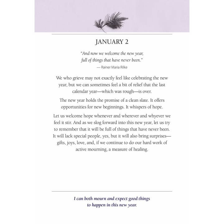 Independent Publishers Group - Wholesale Self-Help & Personal Development - Grief One Day at a Time3