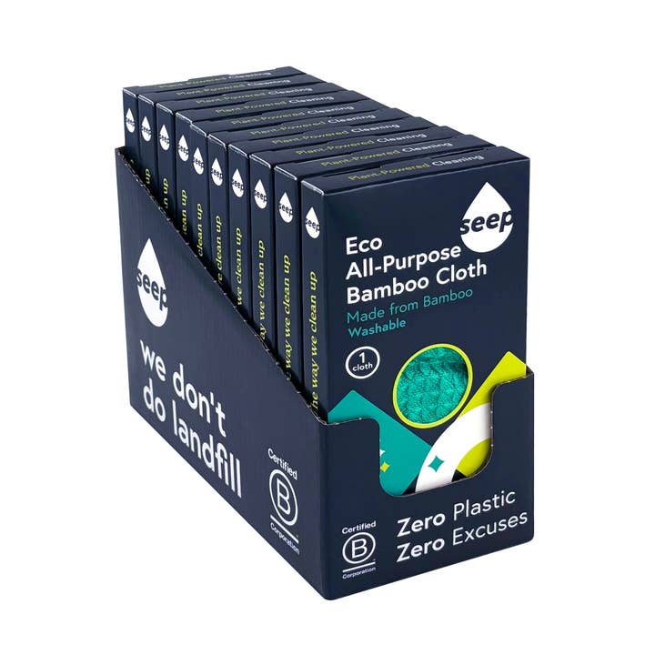 Seep Eco All-Purpose Bamboo Cloth - 1 pack - Case of 10 for wholesale by Seep