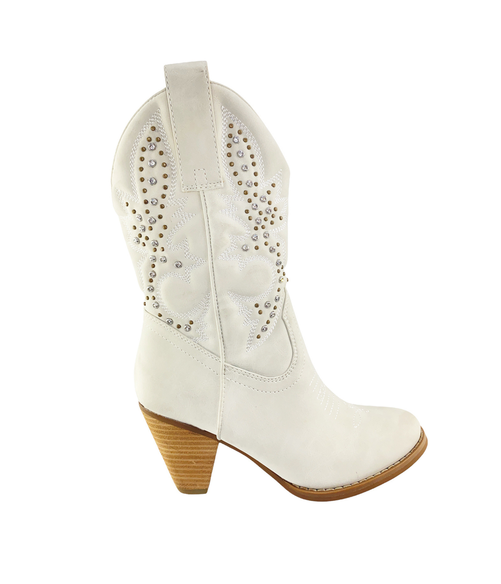 Naughty Monkey Open Pack - Wholesale Cowboy Boots - Women's - Houston Western Boots in White1