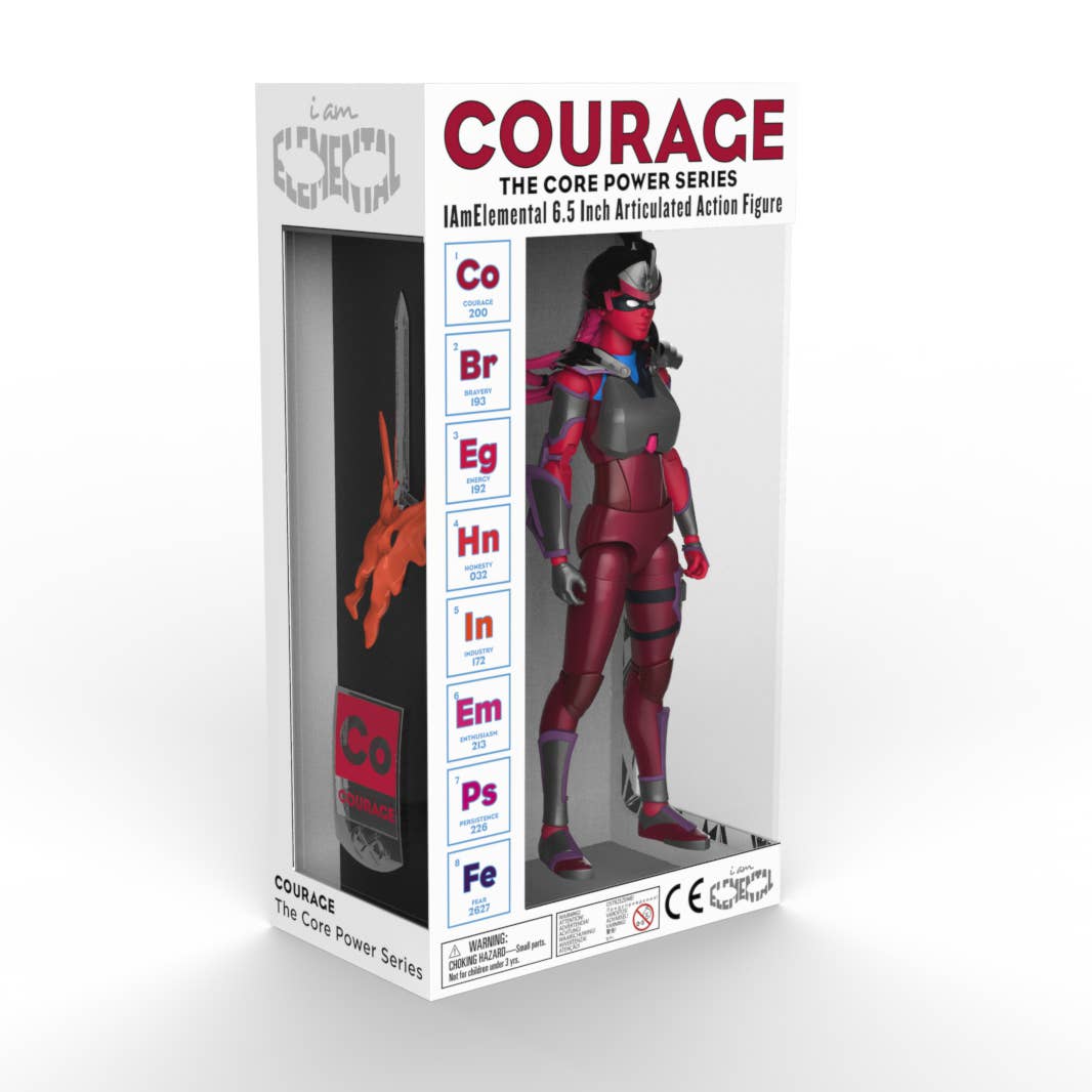 I am Elemental Series #1 Courage "Industry" Action Figure NEW 